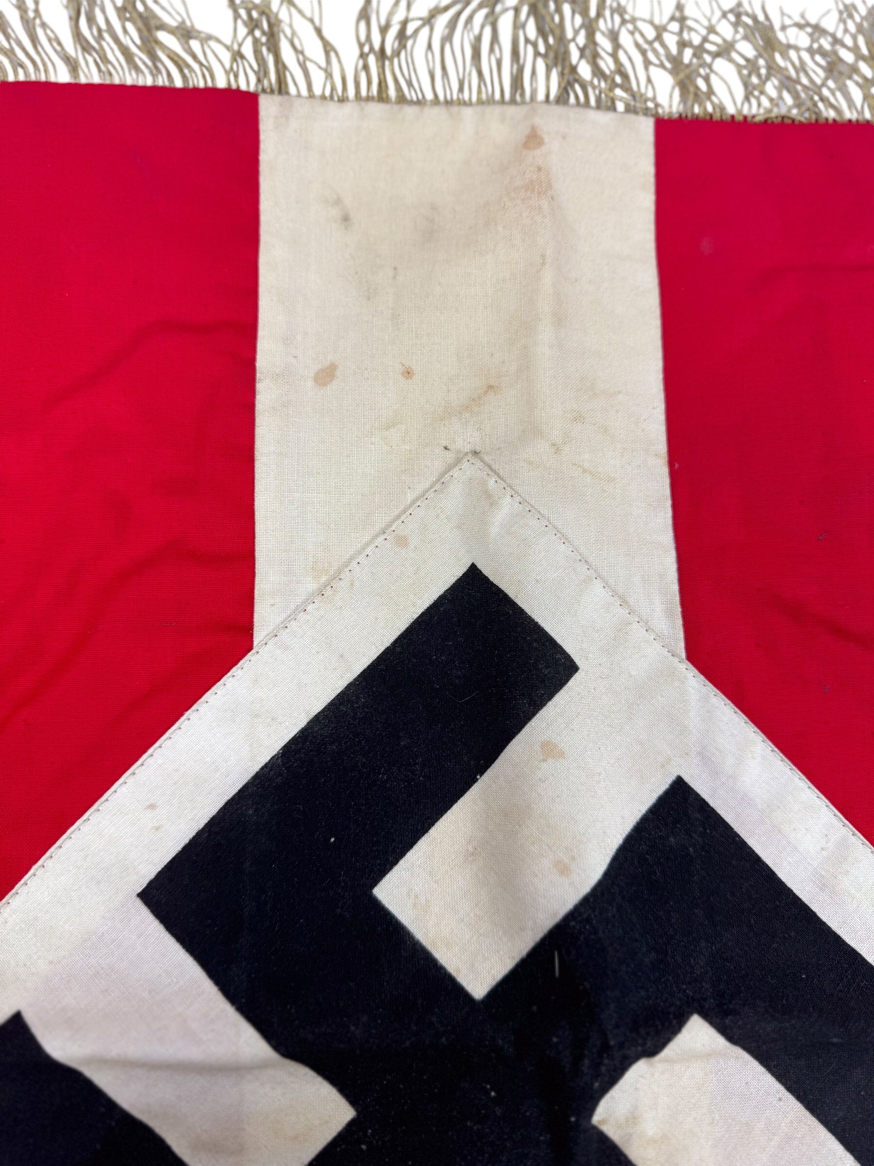 German WW2 Hitler Youth (Jugend) Officer Level Trumpet Banner Flag