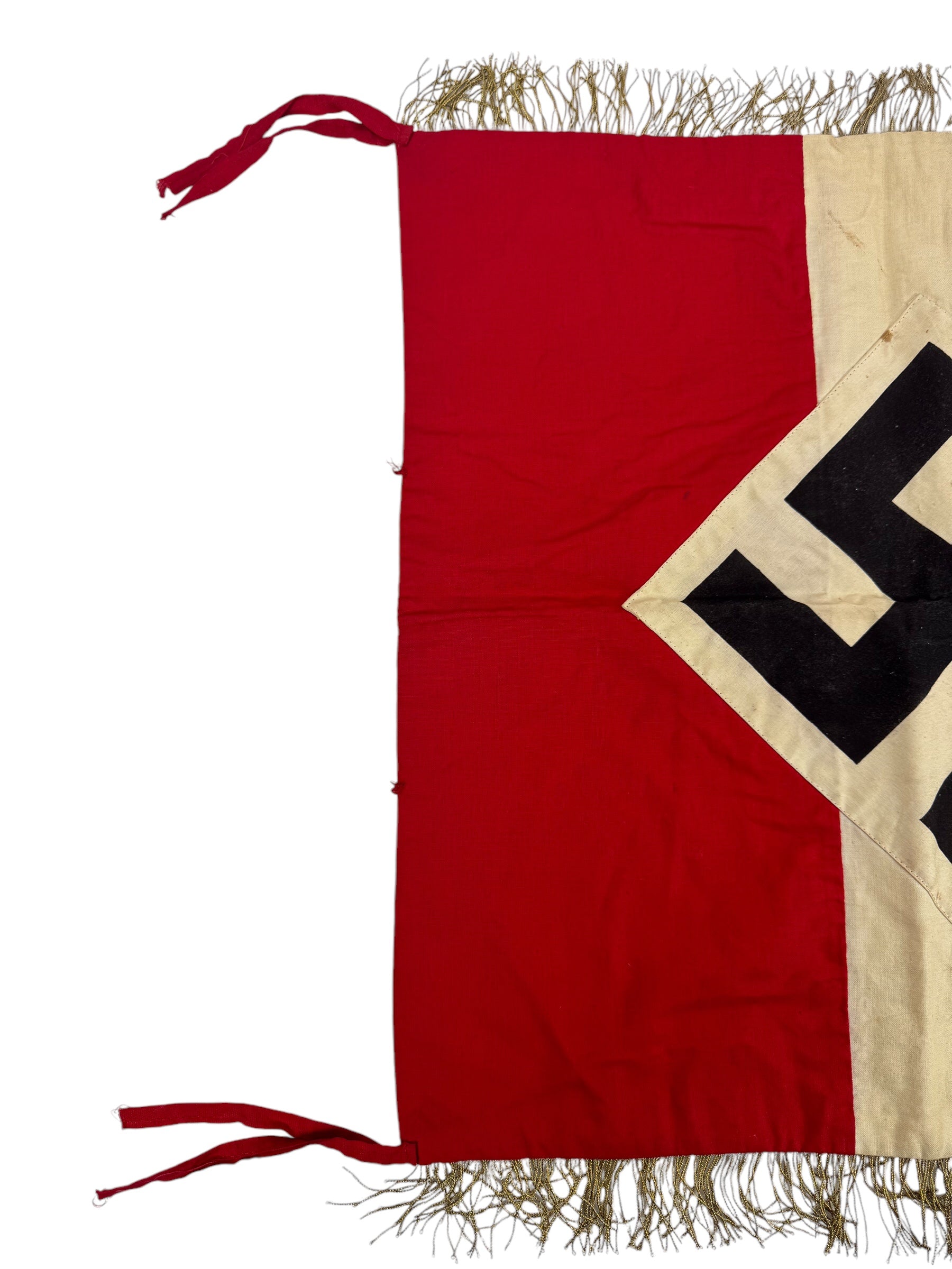 German WW2 Hitler Youth (Jugend) Officer Level Trumpet Banner Flag