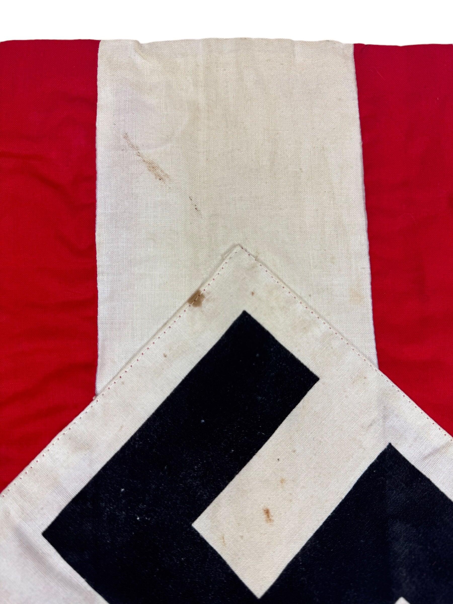 German WW2 Hitler Youth (Jugend) Officer Level Trumpet Banner Flag