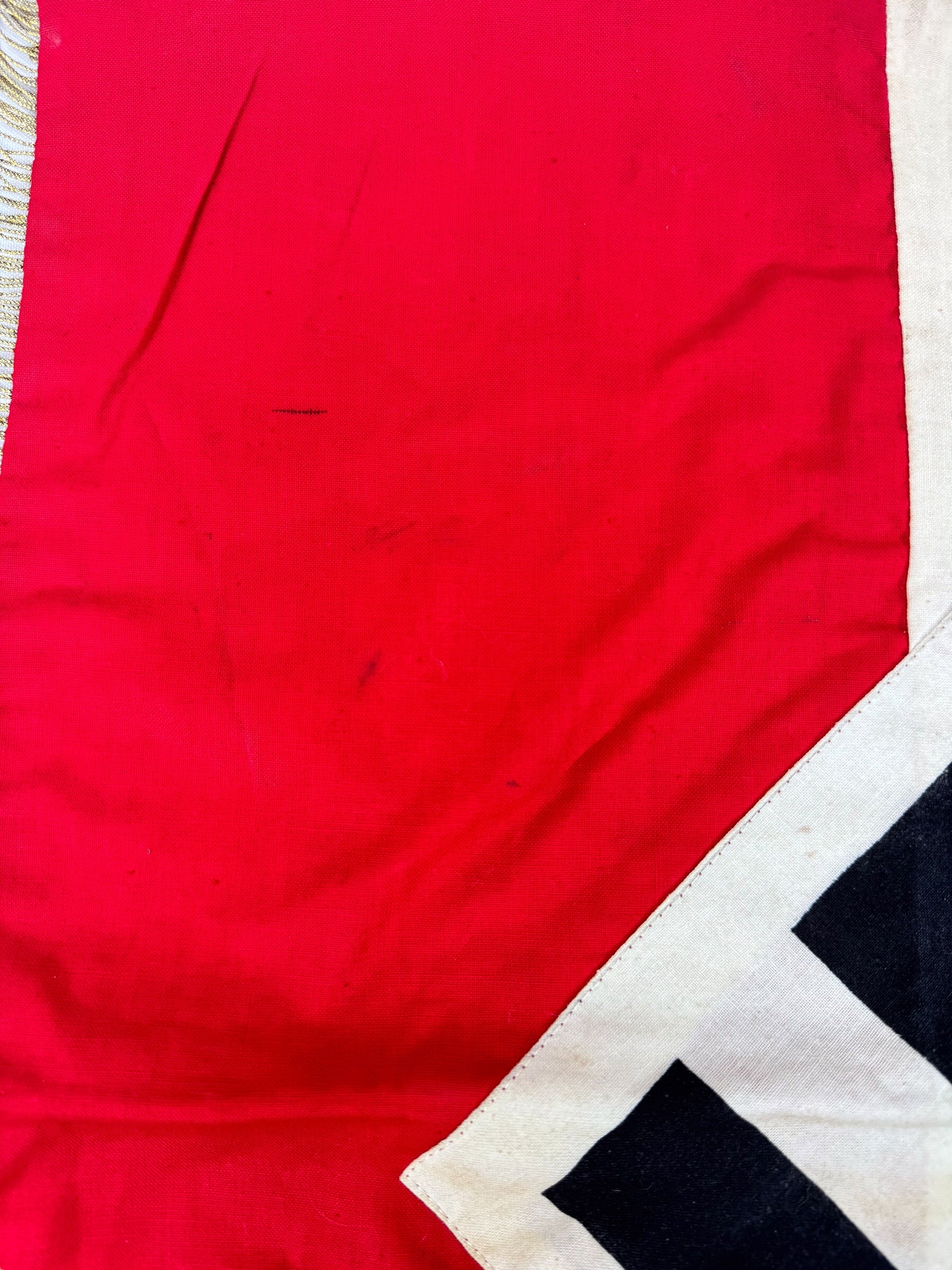 German WW2 Hitler Youth (Jugend) Officer Level Trumpet Banner Flag
