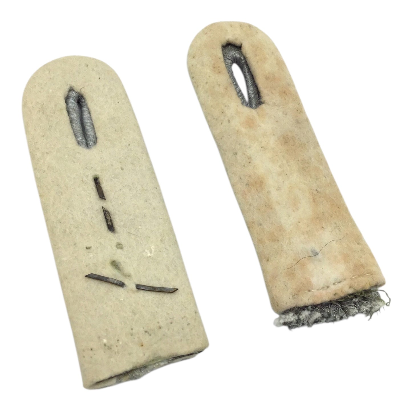 German WW2 Infantry Officer Oberleutnant Shoulder Boards with Rare Stalingrad Cross | Hoch- und Deutschmeister