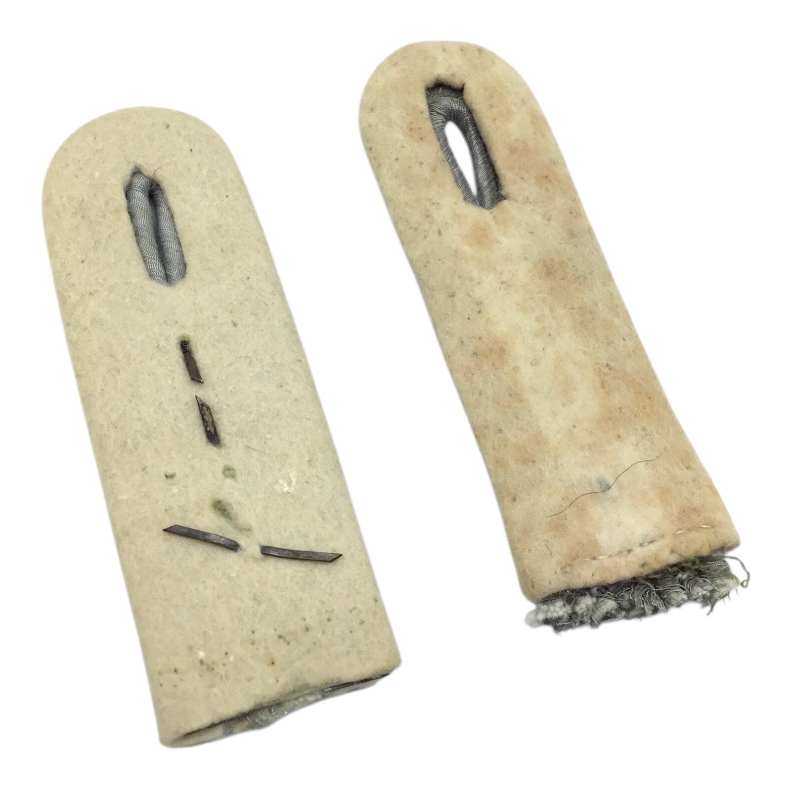 German WW2 Infantry Officer Oberleutnant Shoulder Boards with Rare Stalingrad Cross | Hoch- und Deutschmeister