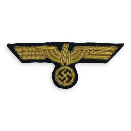 German WW2 Kriegsmarine Breast Eagle - Gold Bullion for Navy Tunic