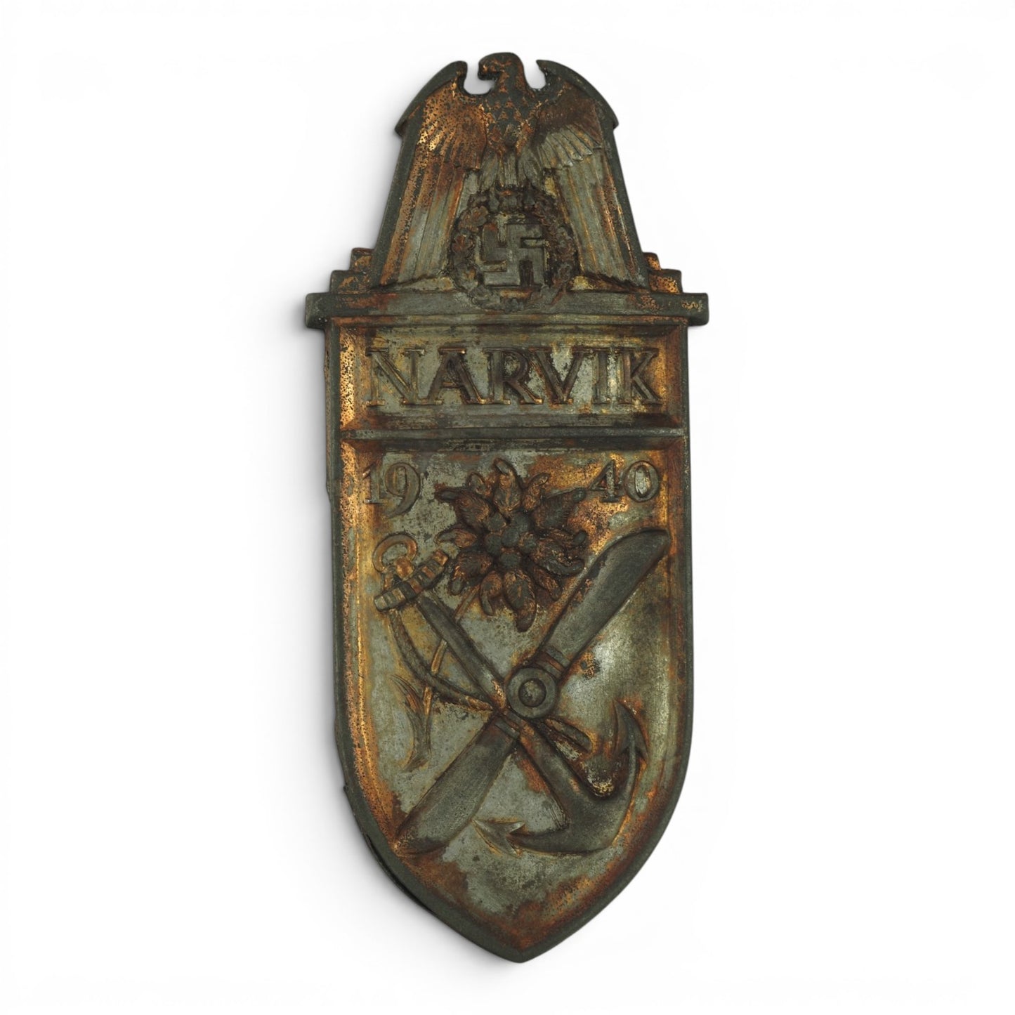 German WW2 Kriegsmarine Narvik Campaign Sleeve Shield
