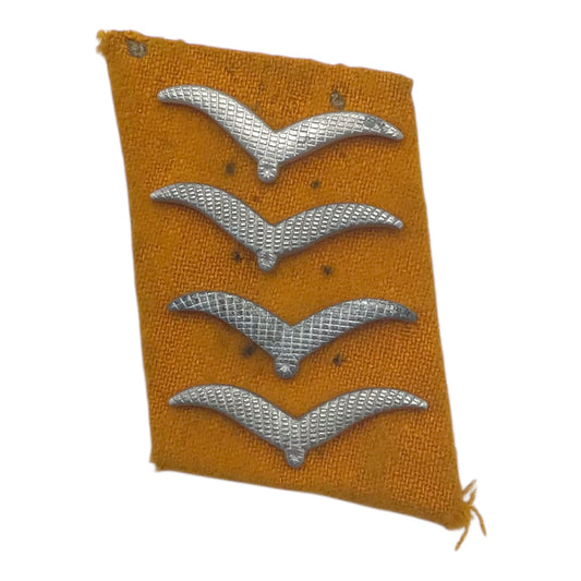 German WW2 Luftwaffe Fleiger Hauptgefreiter (Lance Corporal) Bussion Collar Tab