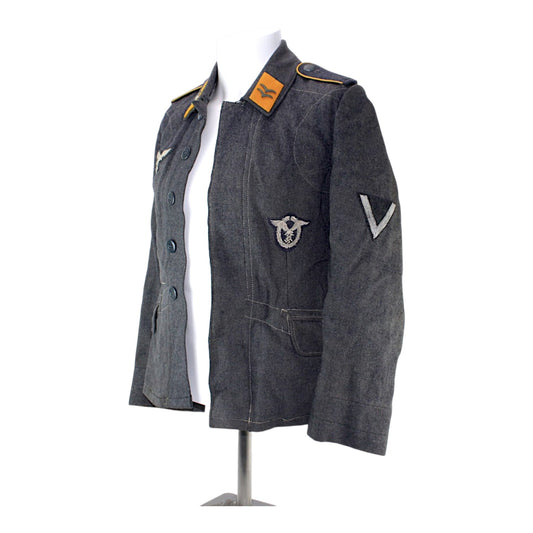 German WW2 Luftwaffe Gefreiter Fliegerbluse with Pilot Observer Badge & Droop-Tail Eagle
