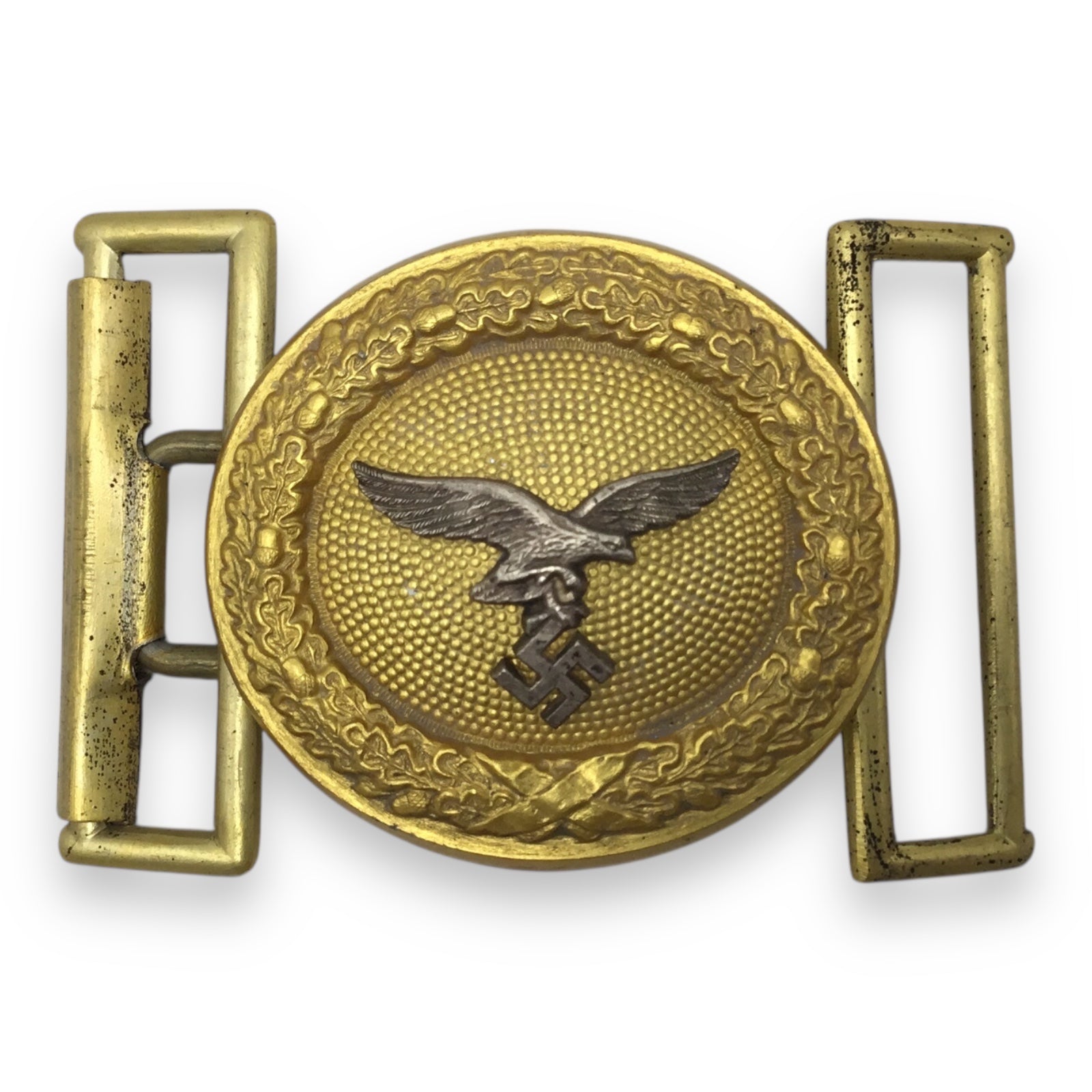 German WW2 Luftwaffe General’s Belt Buckle – Assmann Marked