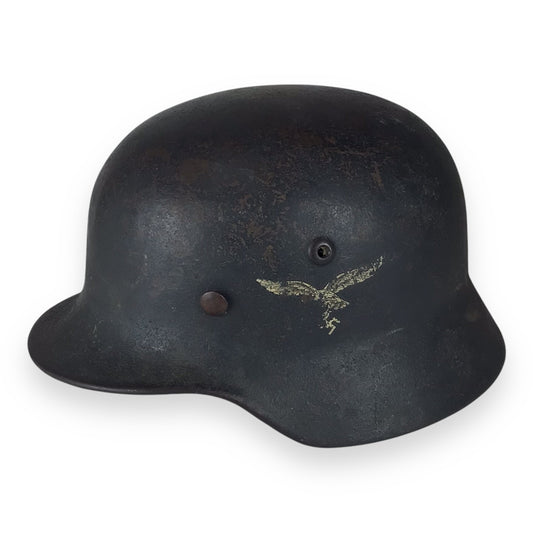 German WW2 Luftwaffe M40 Steel Helmet w/ Eagle Decal