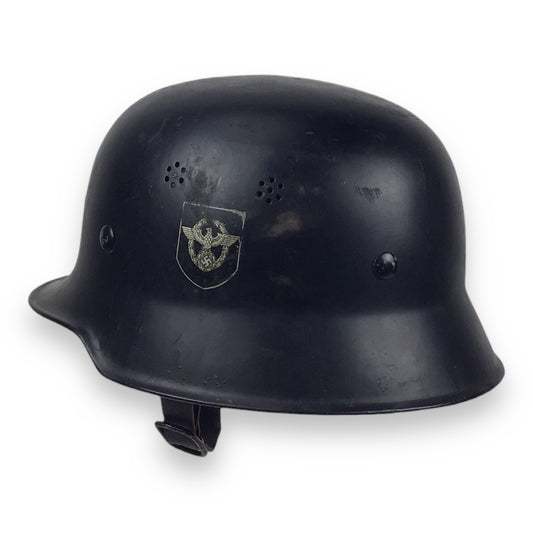 German WW2 M34 Stahlhelm Fire (Civil) Police Steel Helmet
