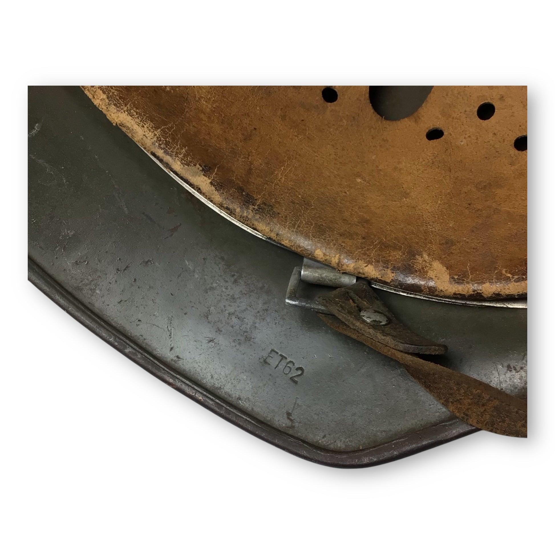German WW2 M35 ET64 SS Double Decal Helmet