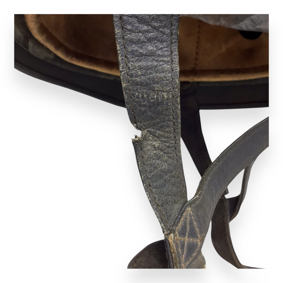 German WW2 M38 Luftwaffe Fallschirmjäger Paratrooper Helmet - ET68, Early War Example