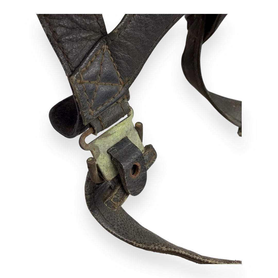 German WW2 M38 Luftwaffe Fallschirmjäger Paratrooper Helmet - ET68, Early War Example