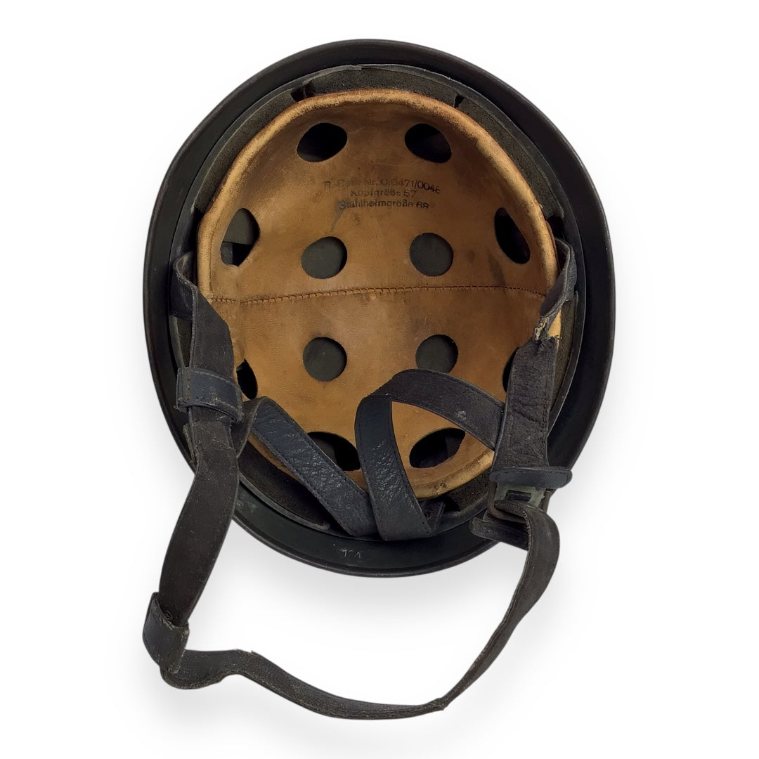 German WW2 M38 Luftwaffe Fallschirmjäger Paratrooper Helmet - ET68, Early War Example