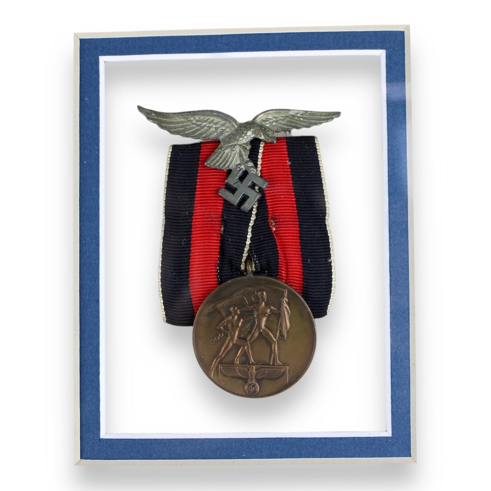 German WW2 Medal & Award Set - (Luftwaffe & Panzer Grenadier Service)