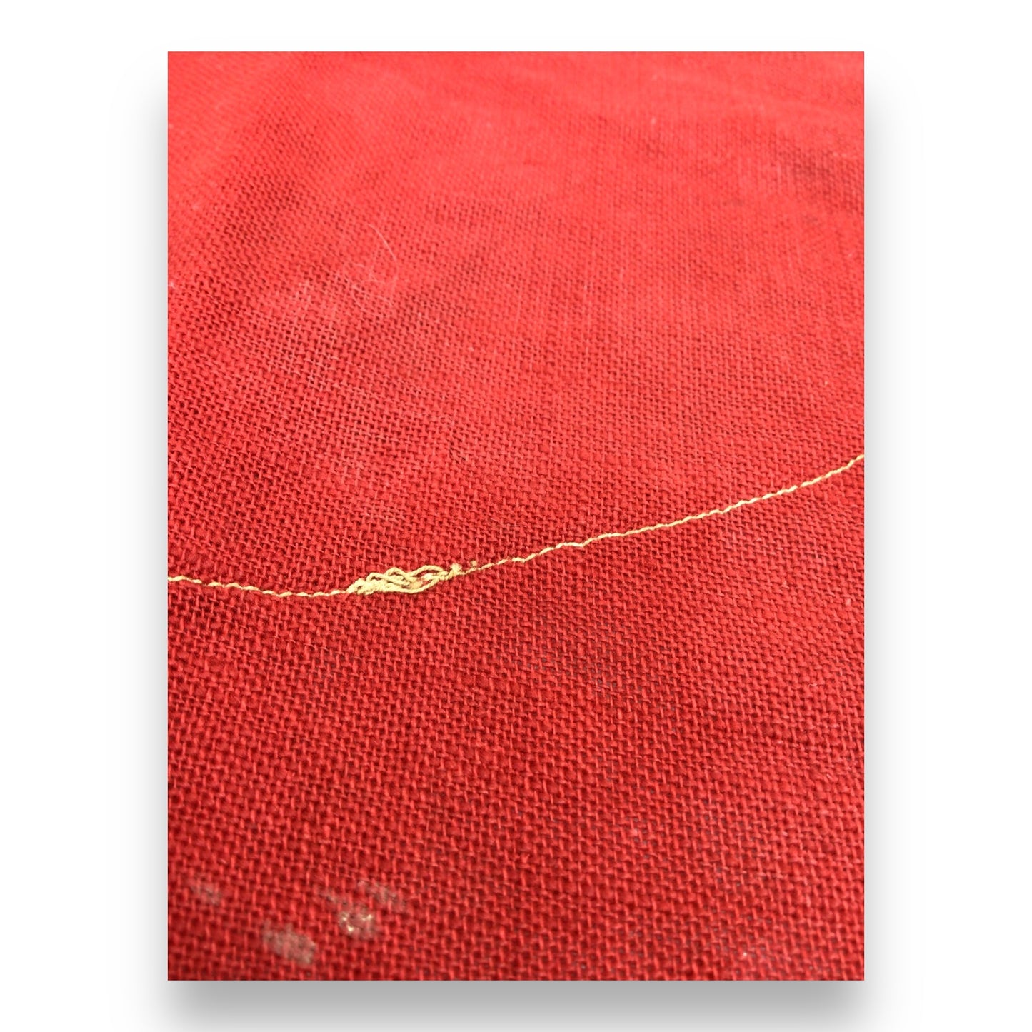 German WW2 NSDAP Insignia Flag Folded with Metal Ringlets