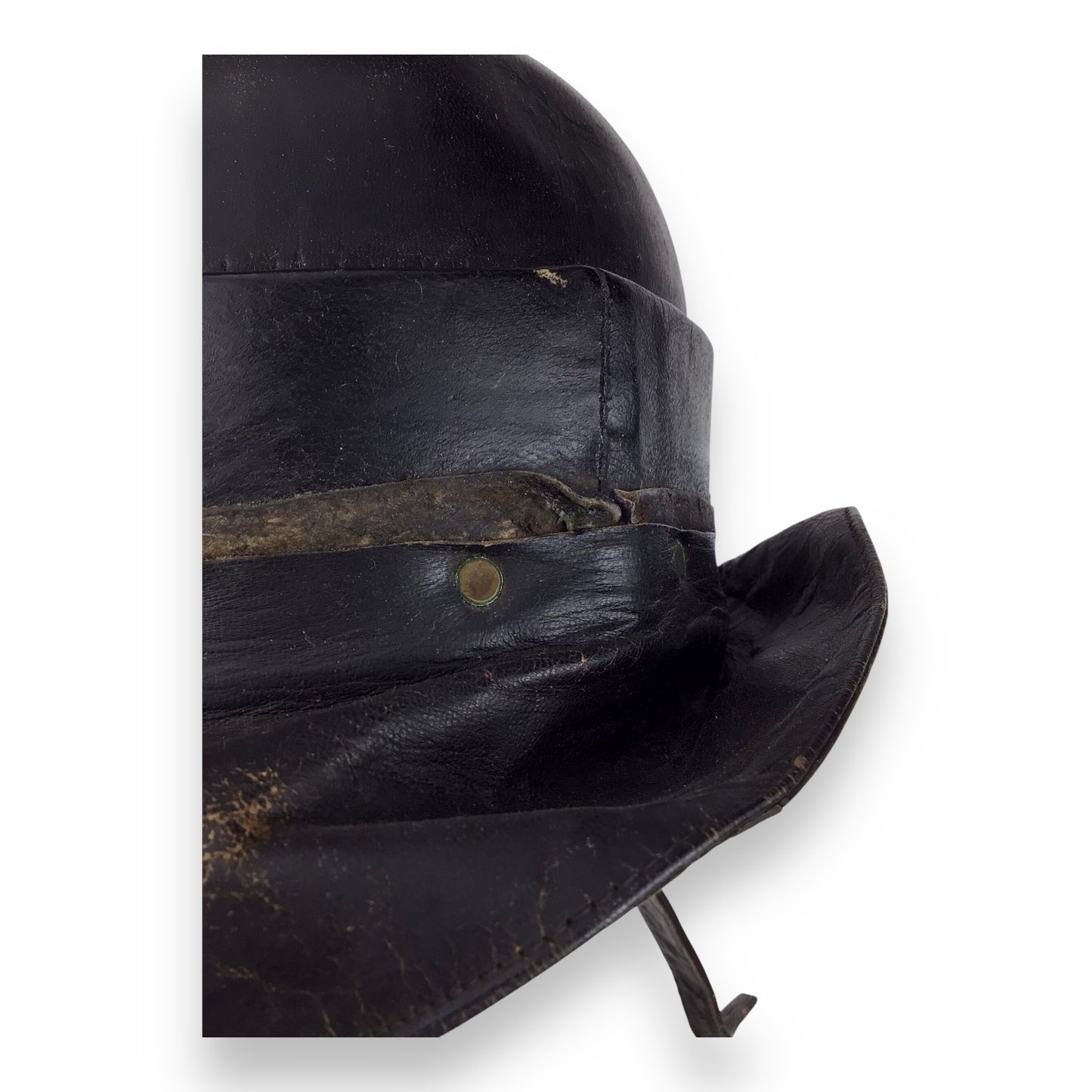 German WW2 NSKK German Motorcycle Crash Helmet w/ Eagle Insignia