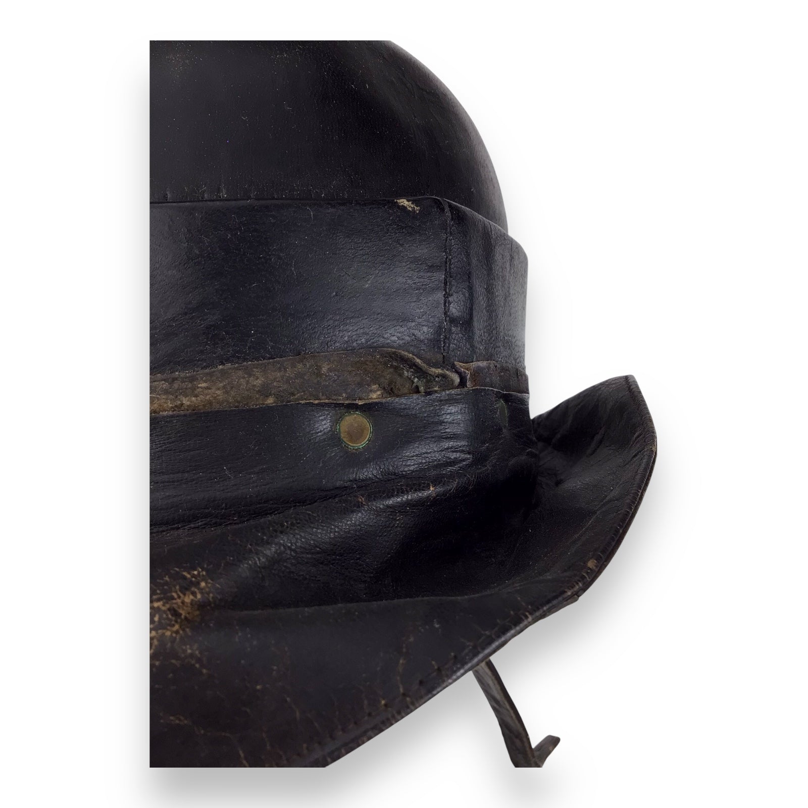 German WW2 NSKK German Motorcycle Crash Helmet w/ Eagle Insignia