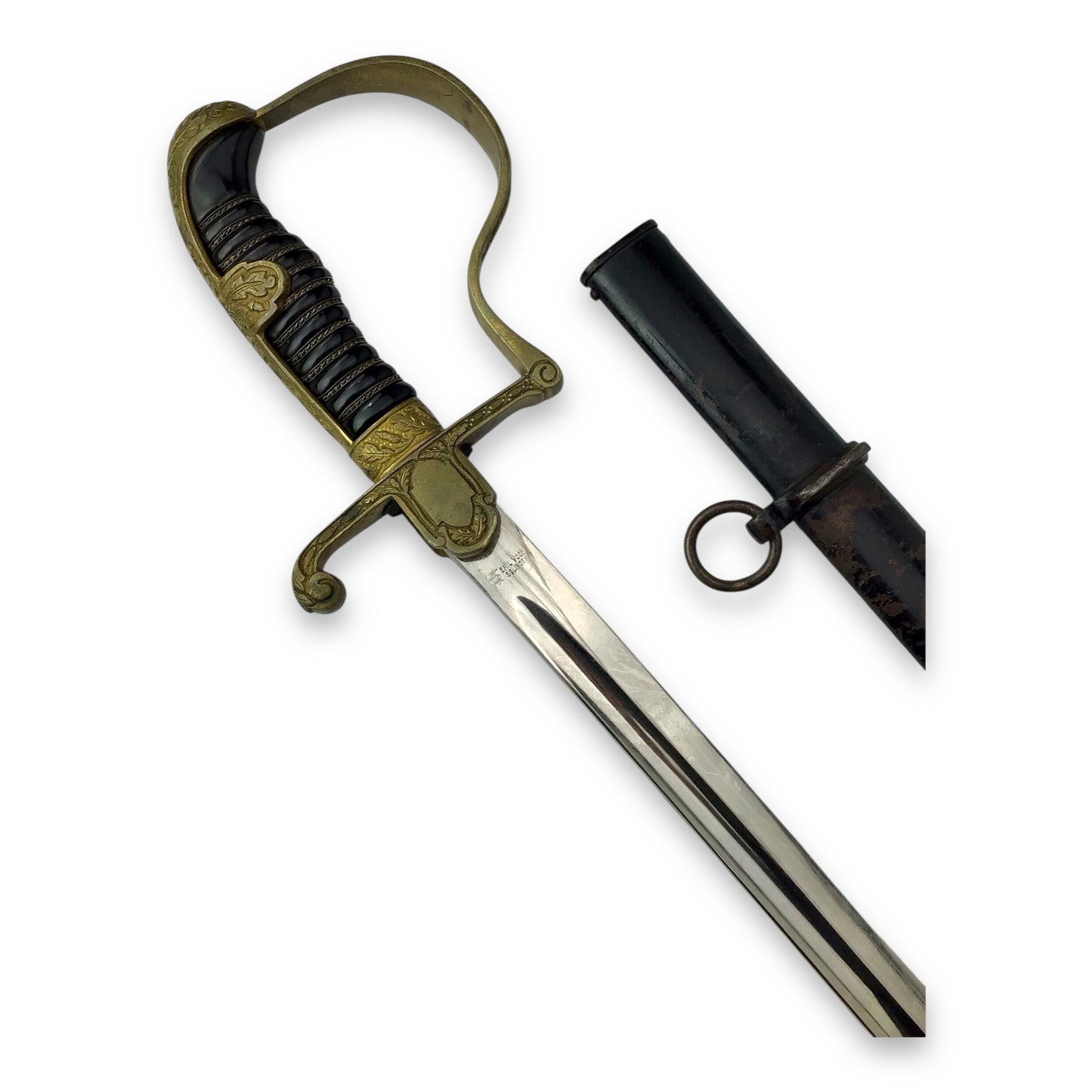 German WW2 Nazi Officer Dress Sword by Emil Voos, Solingen - 40"
