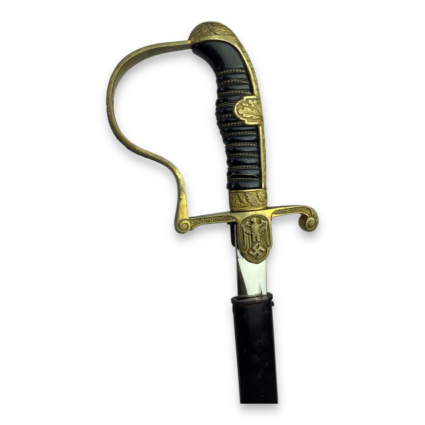 German WW2 Nazi Officer Dress Sword by Emil Voos, Solingen - 40"
