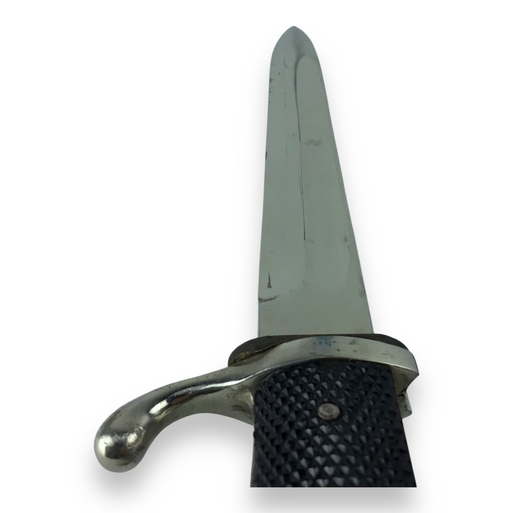 German WW2 Police Bayonette w/ sheath inscribed Veteran SSN