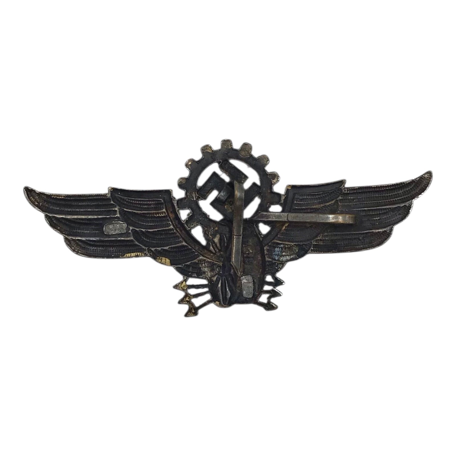 German WW2 Reichsbahn Streetcar & Private Railway Cap Insignia