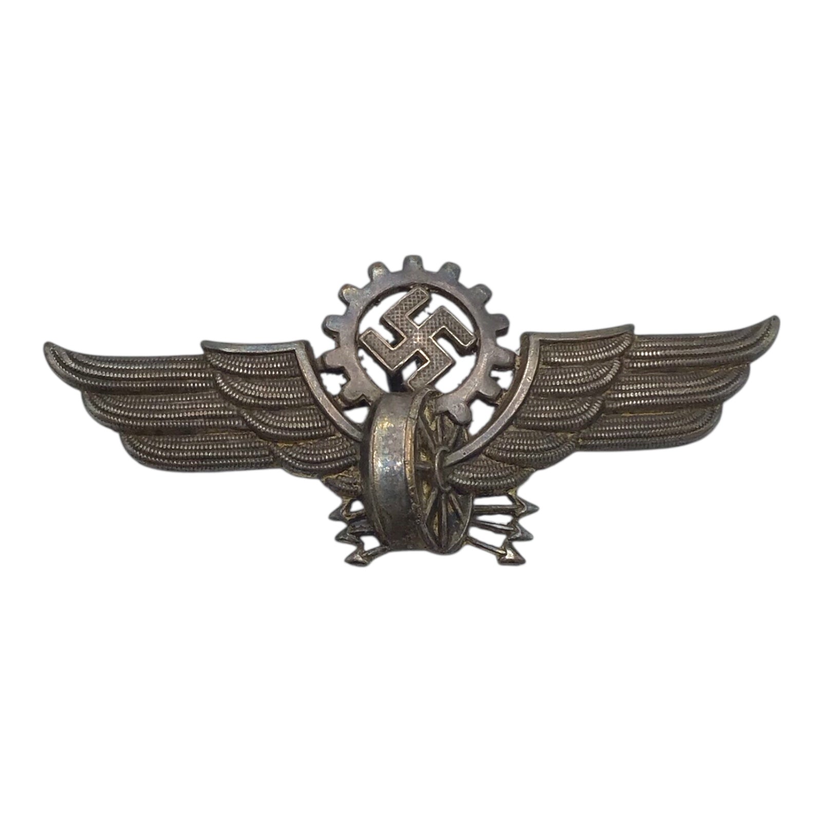 German WW2 Reichsbahn Streetcar & Private Railway Cap Insignia