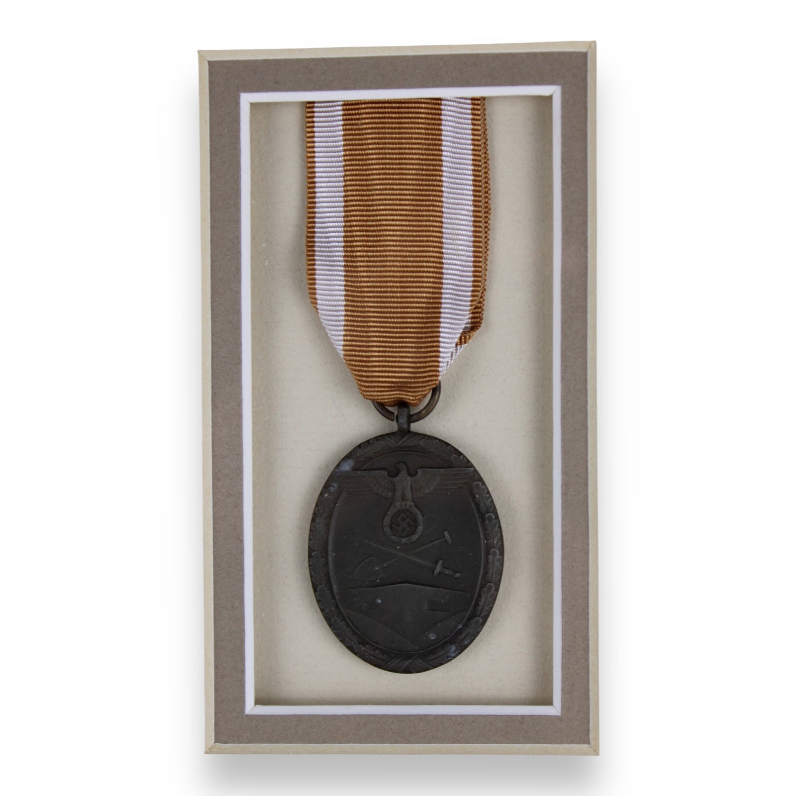 German WW2 West Wall Medal awarded in Münster February 28, 1940