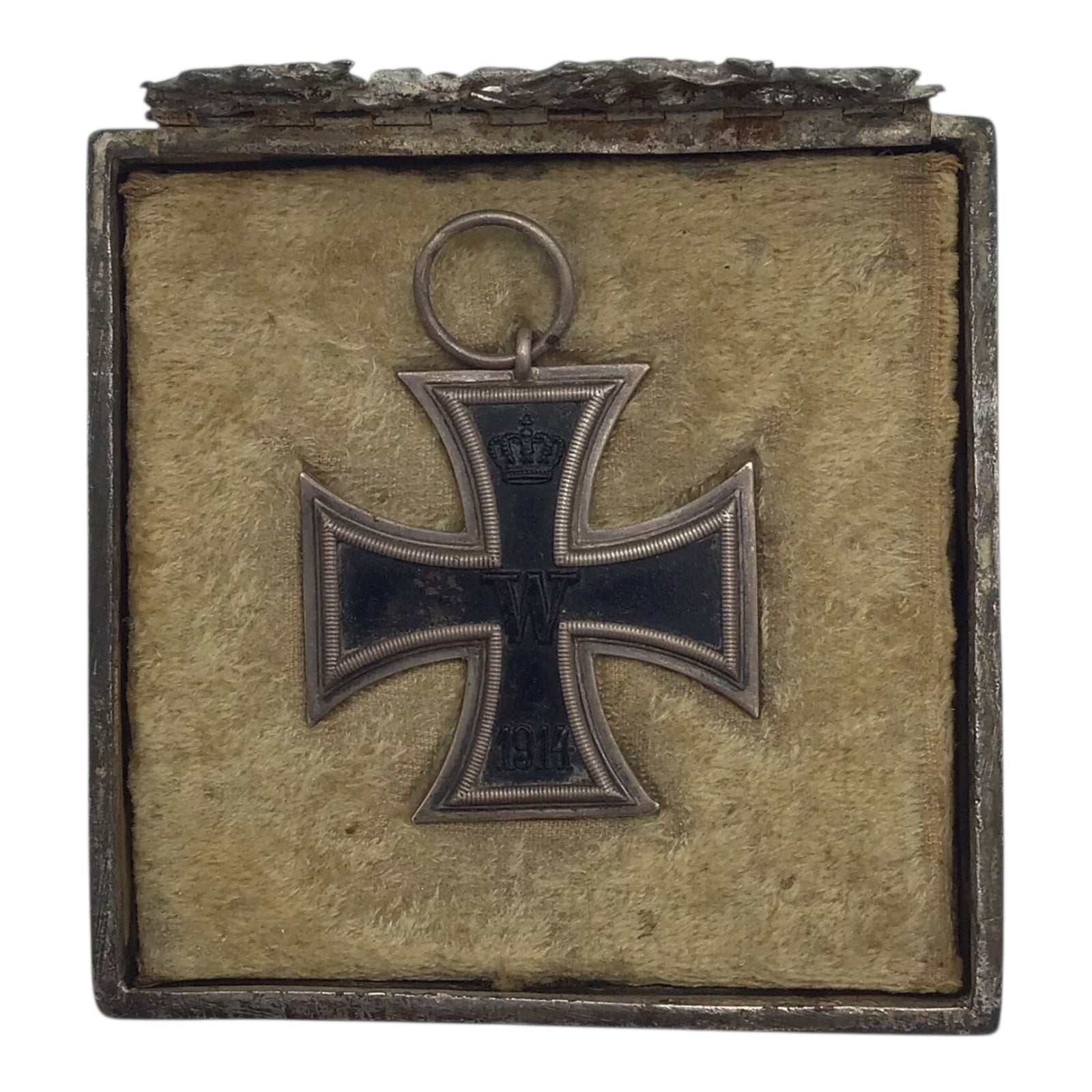 German WWI Iron Cross 2nd Class with Silver Hindenburg Presentation Box