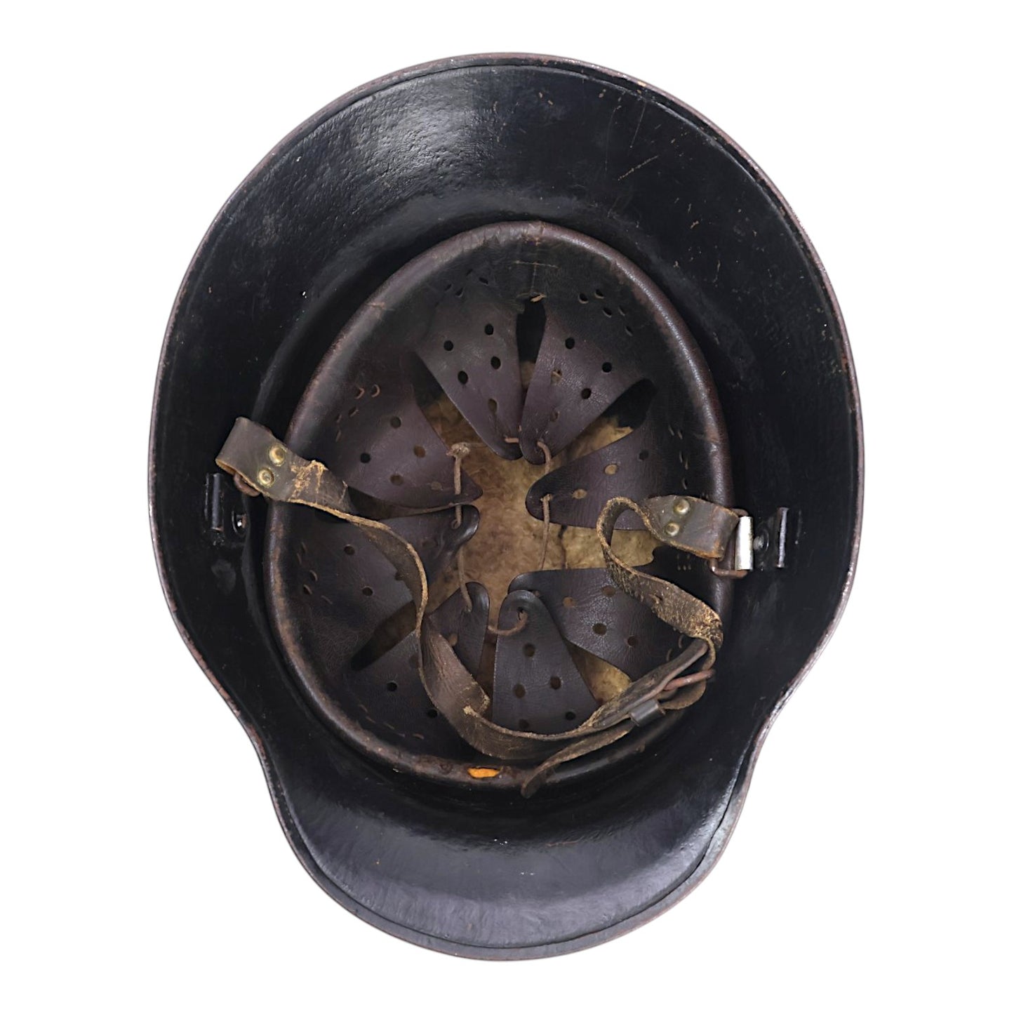 German WWI M18 Stahlhelm Double Decal Helmet, Rare Later SS-Style Configuration