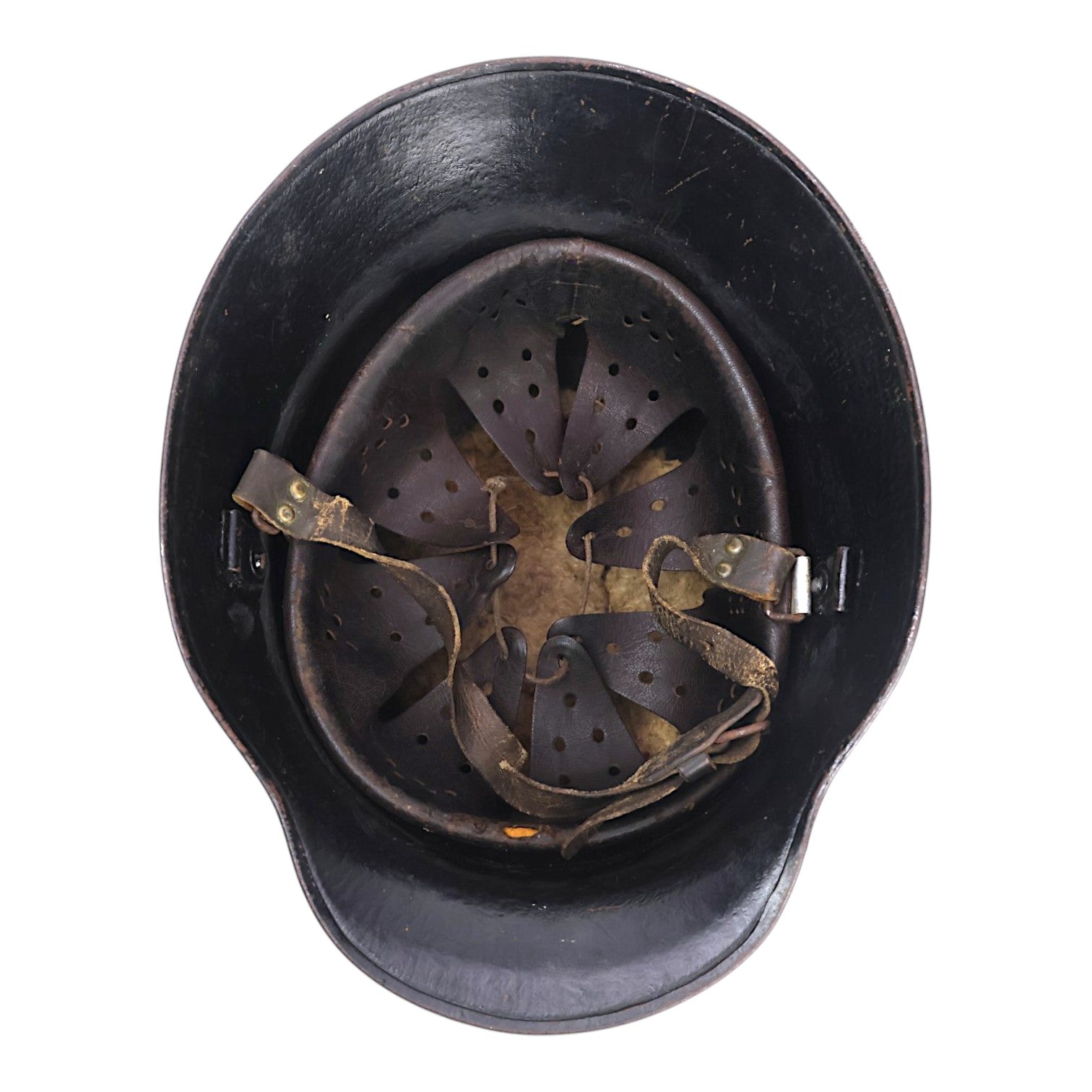 German WWI M18 Stahlhelm Double Decal Helmet, Rare Later SS-Style Configuration