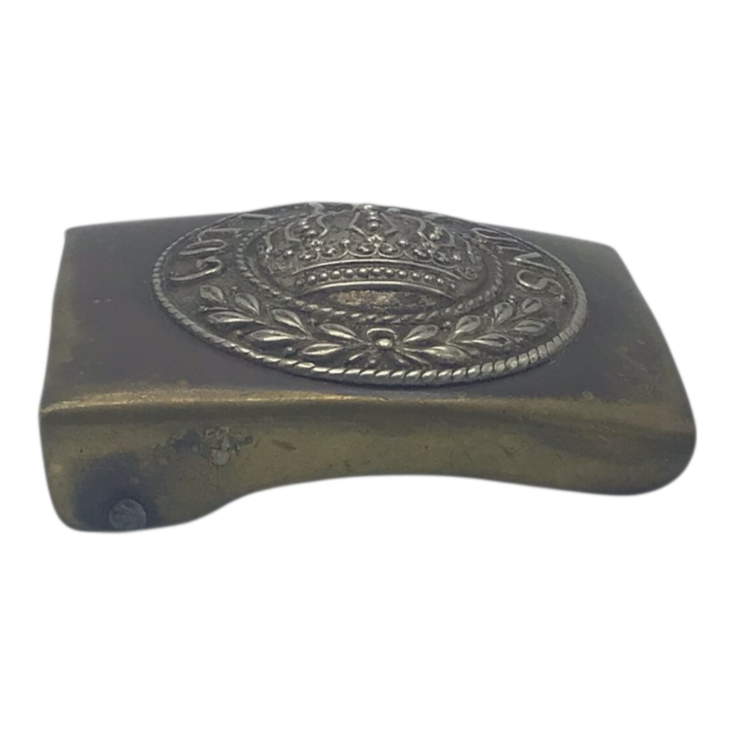 German WWI Prussian Early War Enlisted Man Belt Buckle “Gott Mit Uns”