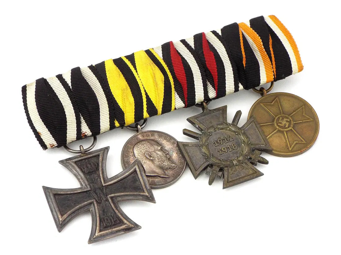 German WWI & WWII Medal Bar For Parade & Full Uniform Dress Occasions