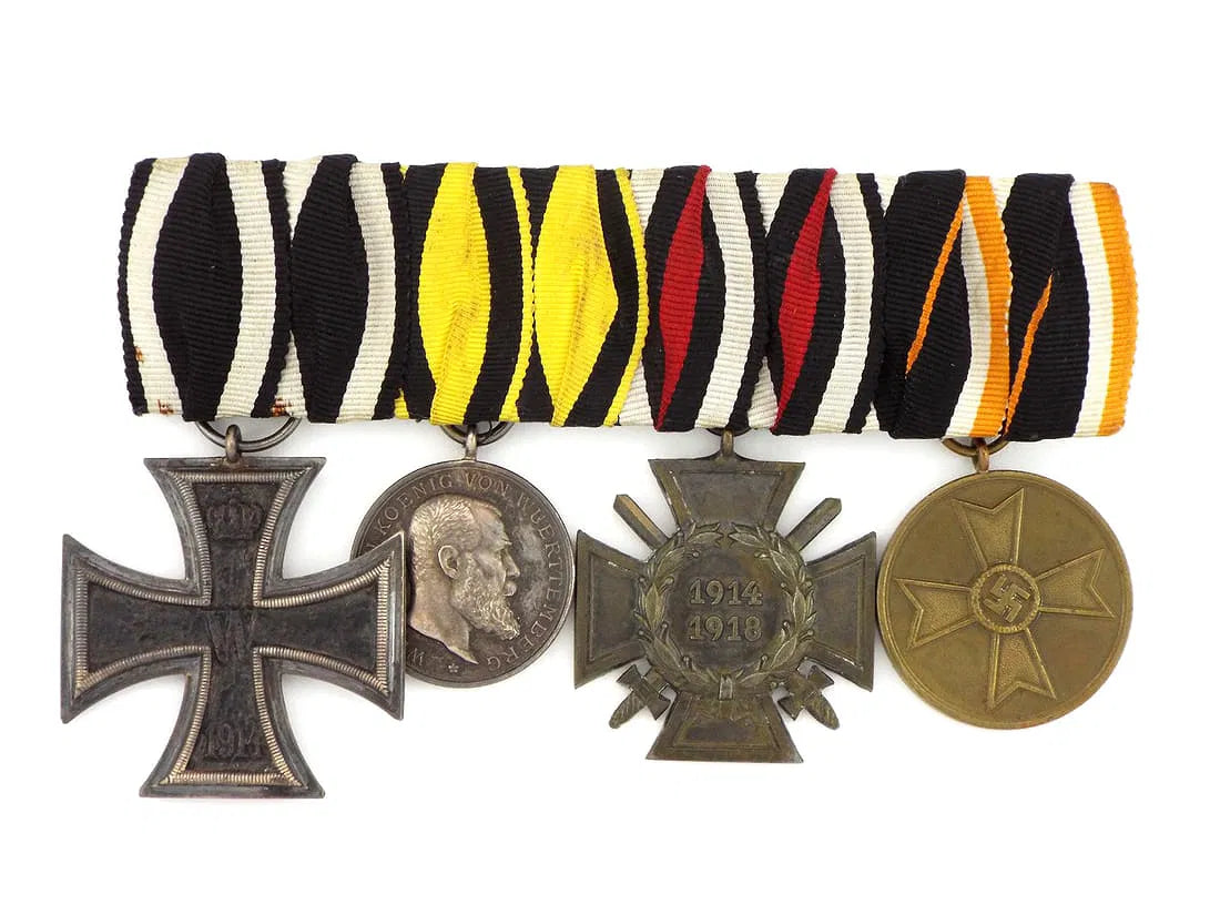 German WWI & WWII Medal Bar For Parade & Full Uniform Dress Occasions