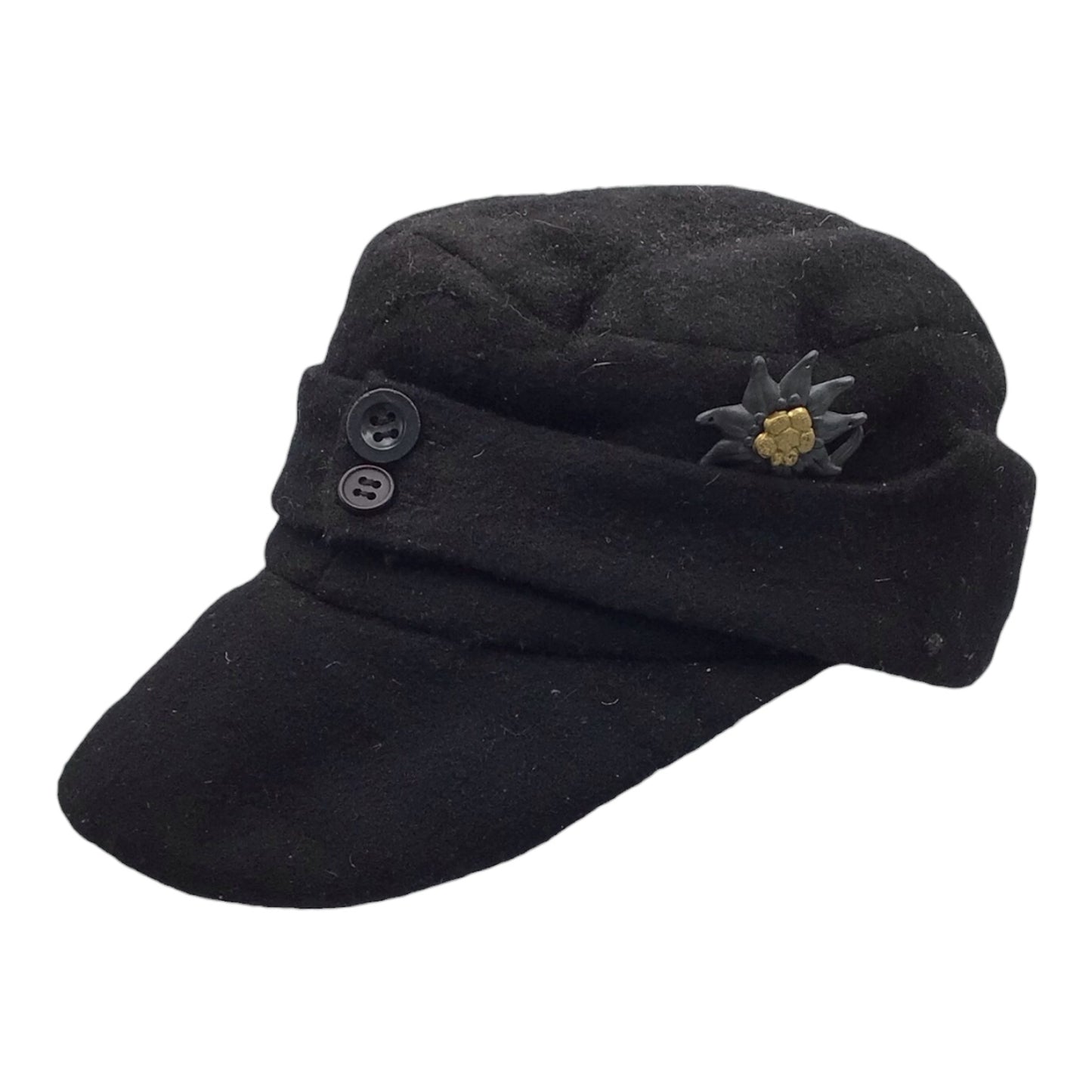 German WWII Allgemeine-SS M43 Field Cap with Edelweiss, Nesmith Museum Provenance