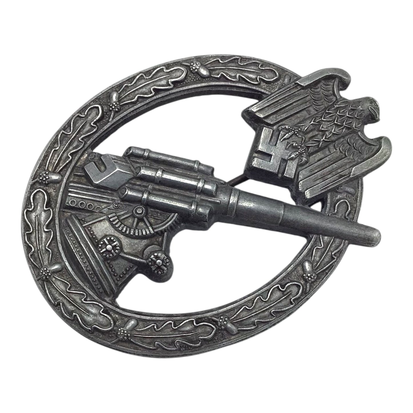 German WWII Army Heer Anti-Aircraft Flak Badge Aurich