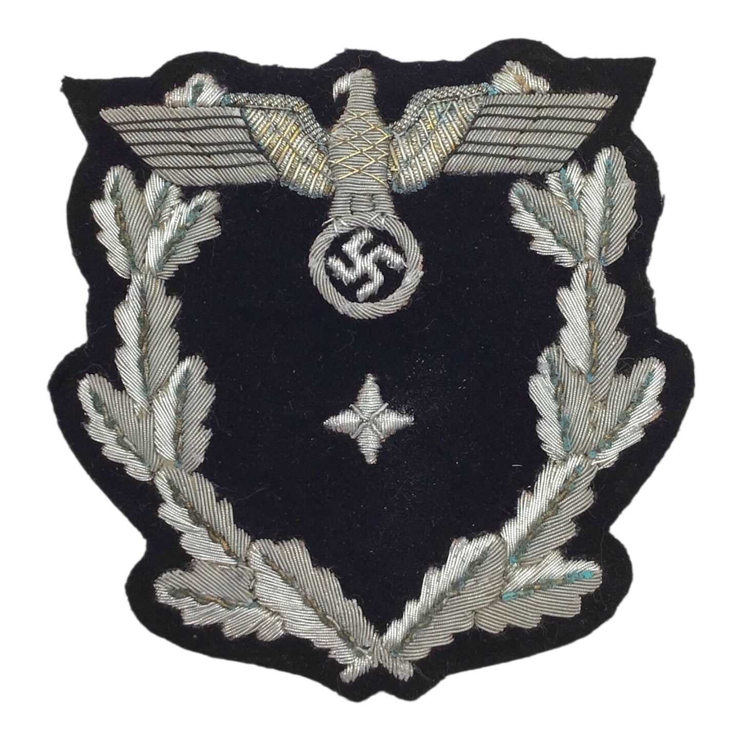 German WWII Diplomatic Corps Officer Grouping — Sleeve Insignia & Brocade Visor Cockade (Early War, Bullion)