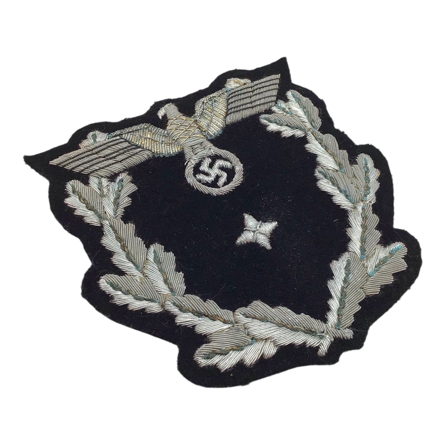 German WWII Diplomatic Corps Officer Grouping — Sleeve Insignia & Brocade Visor Cockade (Early War, Bullion)