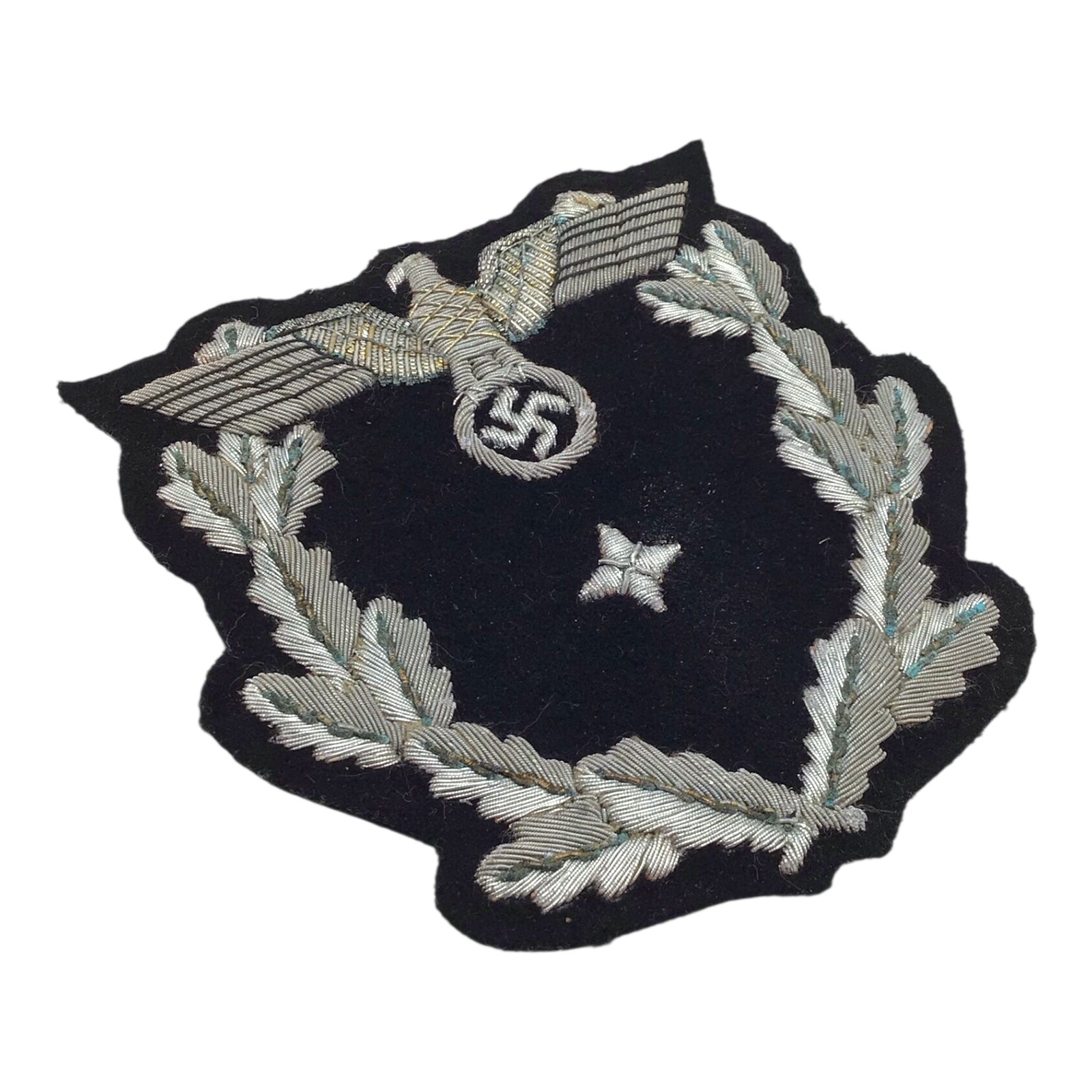 German WWII Diplomatic Corps Officer Grouping — Sleeve Insignia & Brocade Visor Cockade (Early War, Bullion)