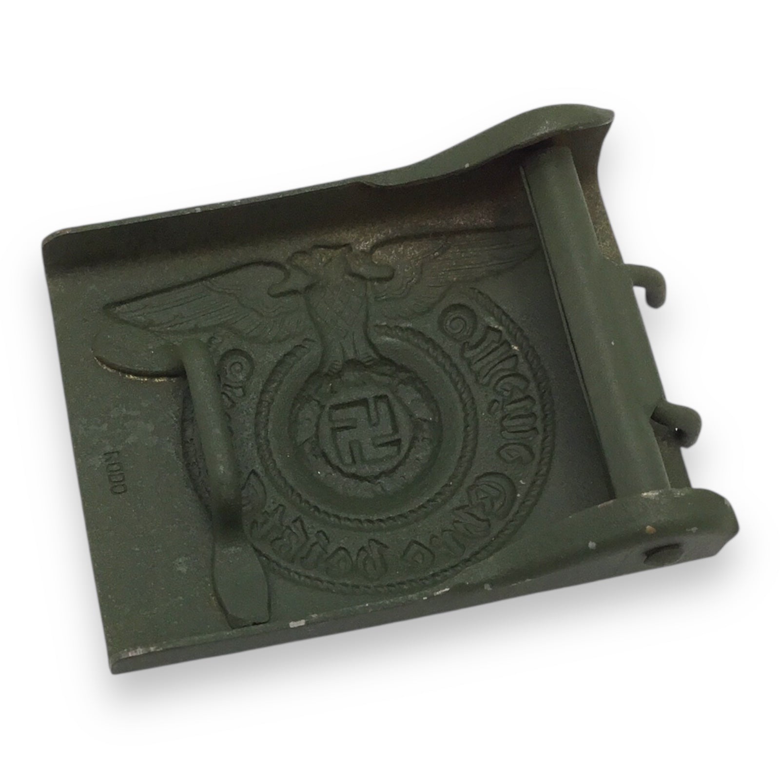 German WWII Early SS EM/NCO Belt Buckle – RODO Maker Mark