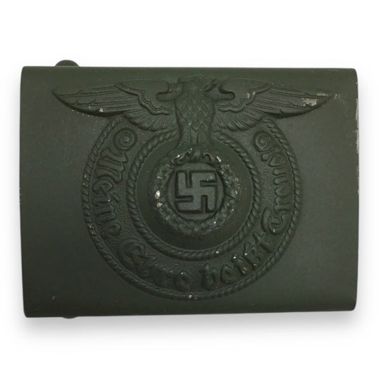 German WWII Early SS EM/NCO Belt Buckle – RODO Maker Mark