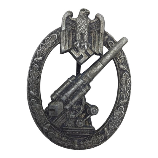 German WWII Heer Flak Badge - Unmarked Example - Veteran Collector Provenance