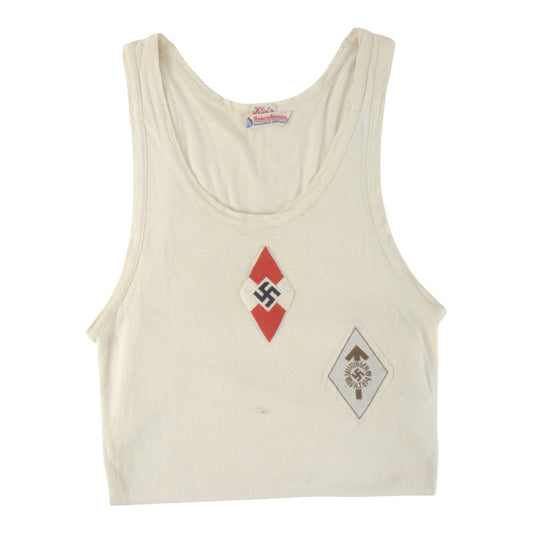 German WWII Hitler Youth / BDM Sports Vest with Bronze Proficiency Patch