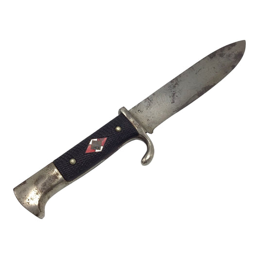 German WWII Hitler Youth Knife Early 1933–1936 Solingen – Personalized HJ Dagger