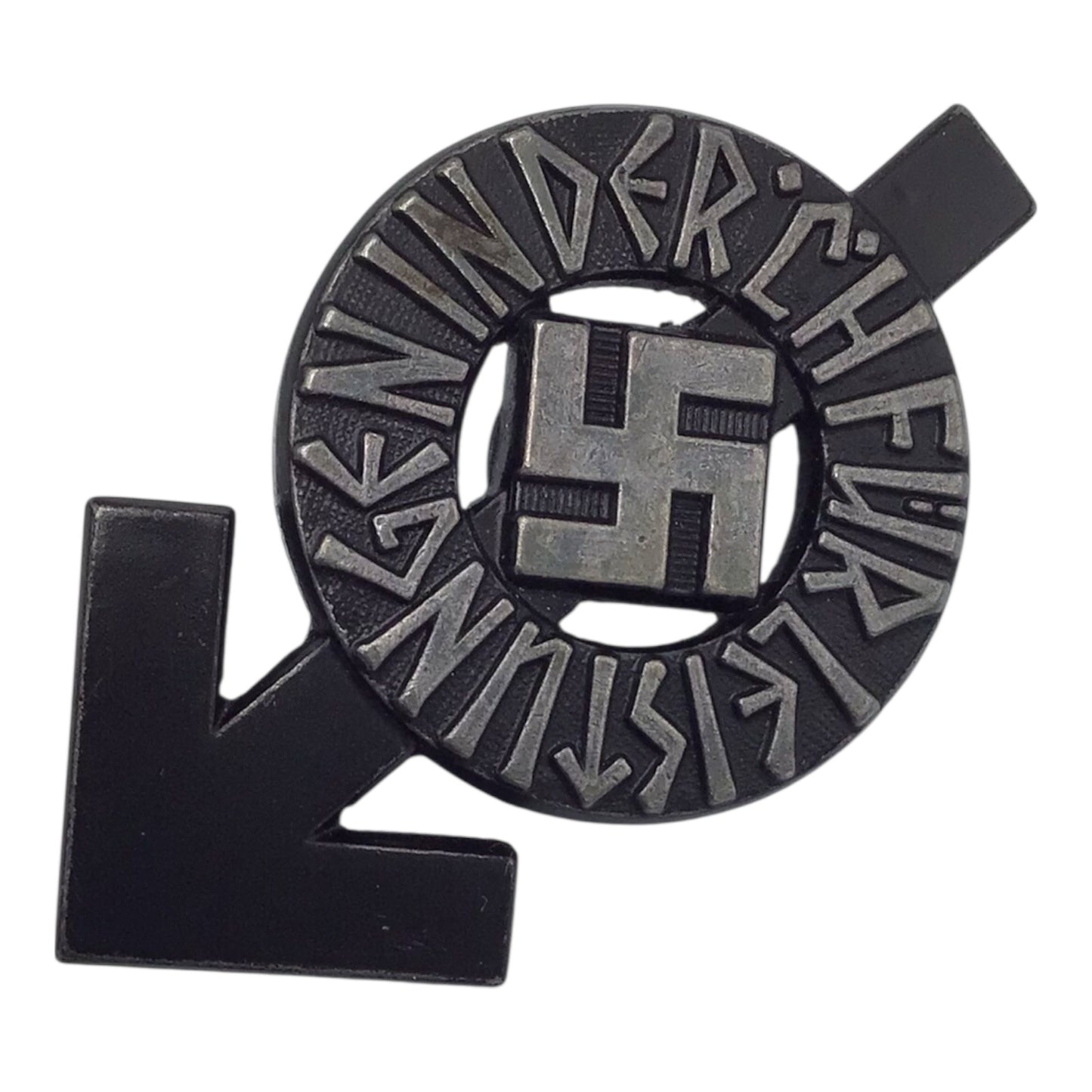 German WWII Hitler Youth Proficiency Badge in Black (Jungvolk) – RZM M1/101 | Numbered 46424