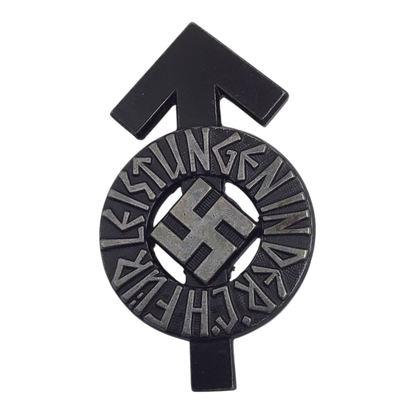German WWII Hitler Youth Proficiency Badge in Black (Jungvolk) – RZM M1/101 | Numbered 46424