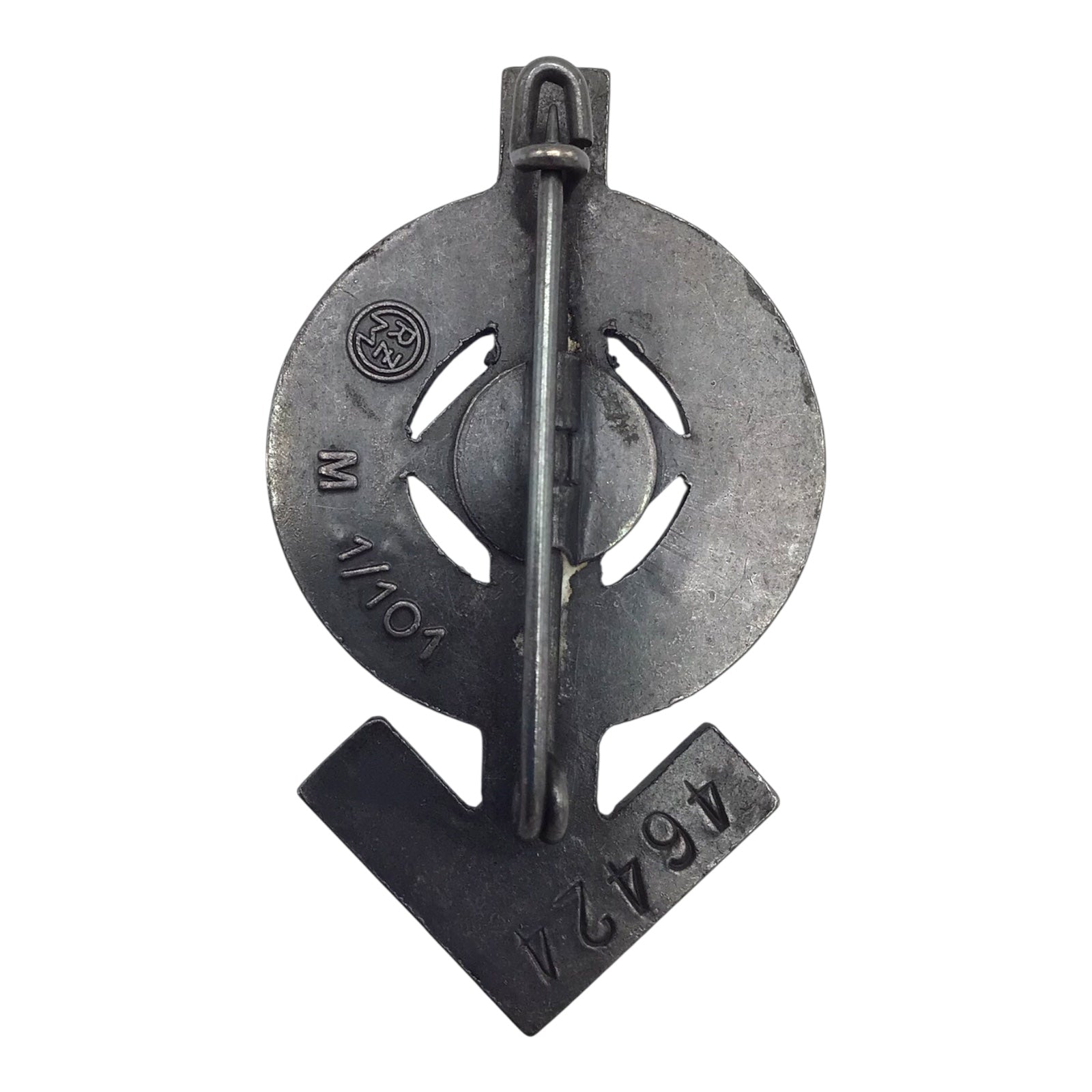 German WWII Hitler Youth Proficiency Badge in Black (Jungvolk) – RZM M1/101 | Numbered 46424
