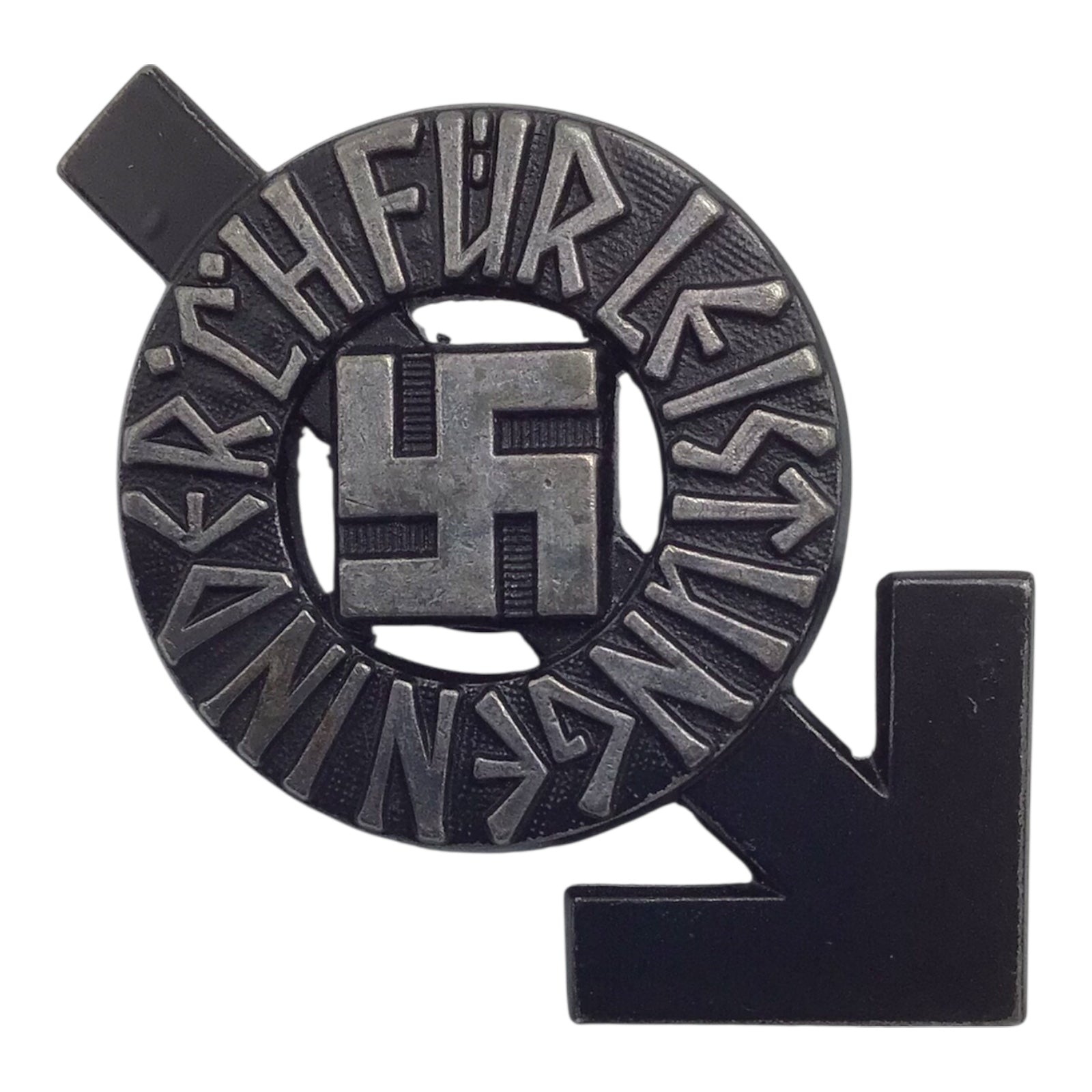 German WWII Hitler Youth Proficiency Badge in Black (Jungvolk) – RZM M1/101 | Numbered 46424