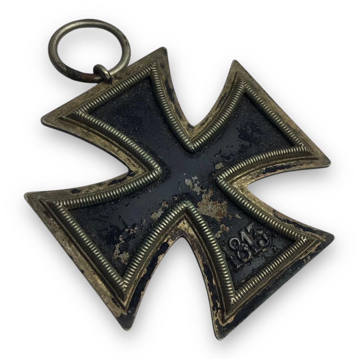 German WWII Iron Cross 1st Class 1939 | Maker Marked "128" S. Jablonski GmbH