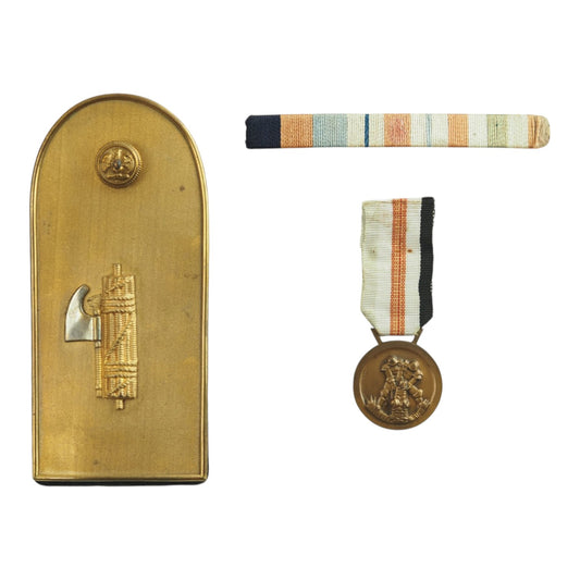 German WWII Italian Fascist North Africa Grouping | Blackshirt Officer, Afrika Korps Medal & Provenance