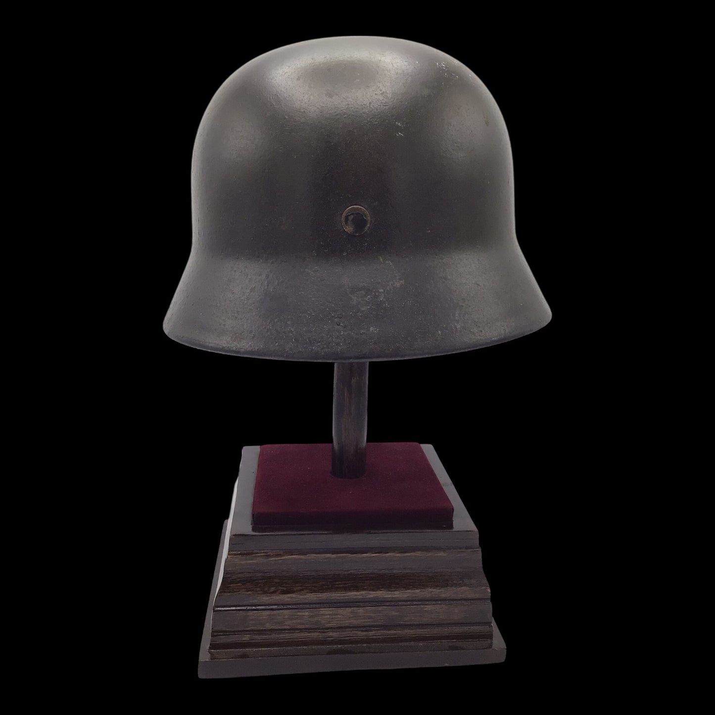 German WWII M40 Single Decal Waffen-SS Combat Helmet